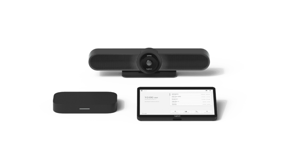 Logitech MeetUP 4K ultra HD all-in-one video conference camera for huddle and small room
