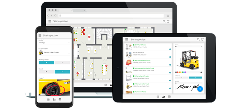 AppSheet interface that enable user to manage the floor better