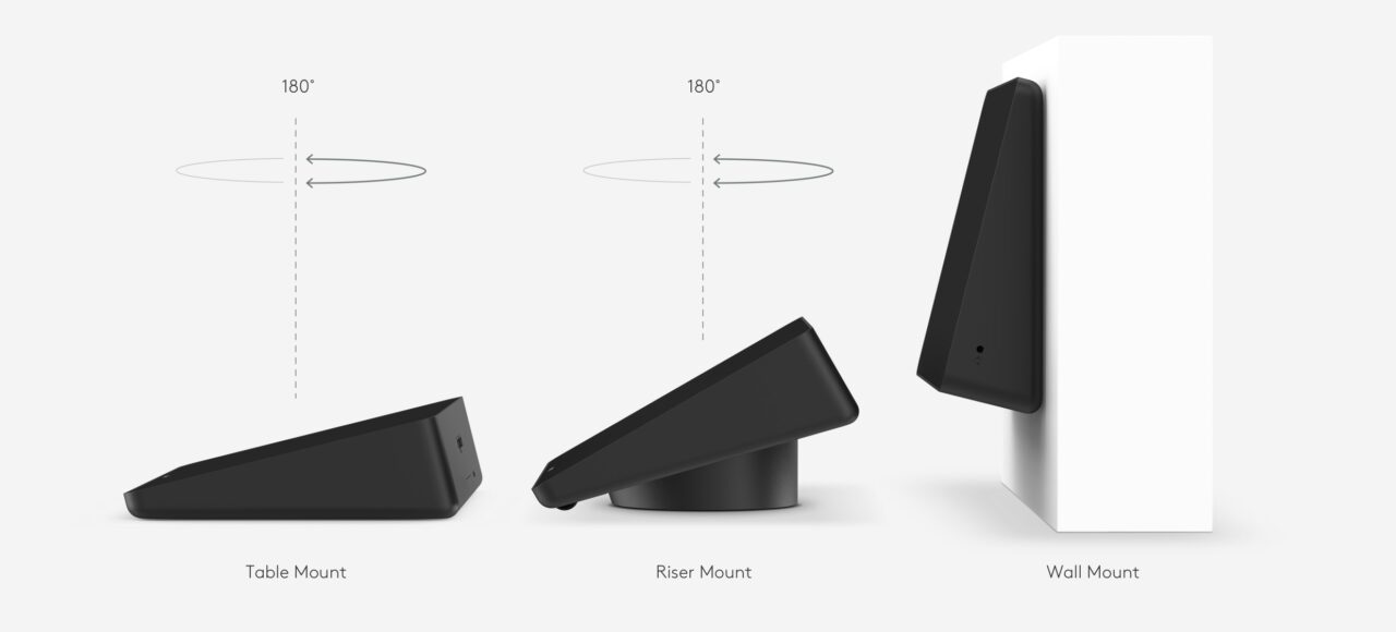 Logitech tap mounting option, riser, wall, table or mounting