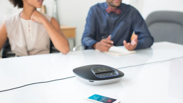 Logitech GROUP on Meeting Table